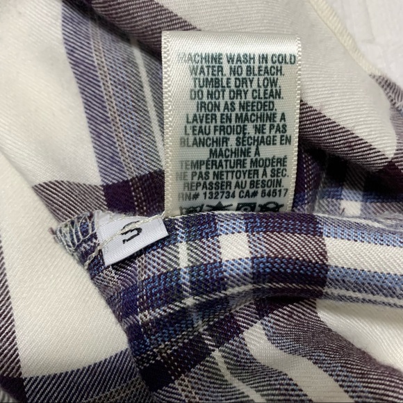 Bella Dahl Plaid Tie Front Blouse - Picture 7 of 10